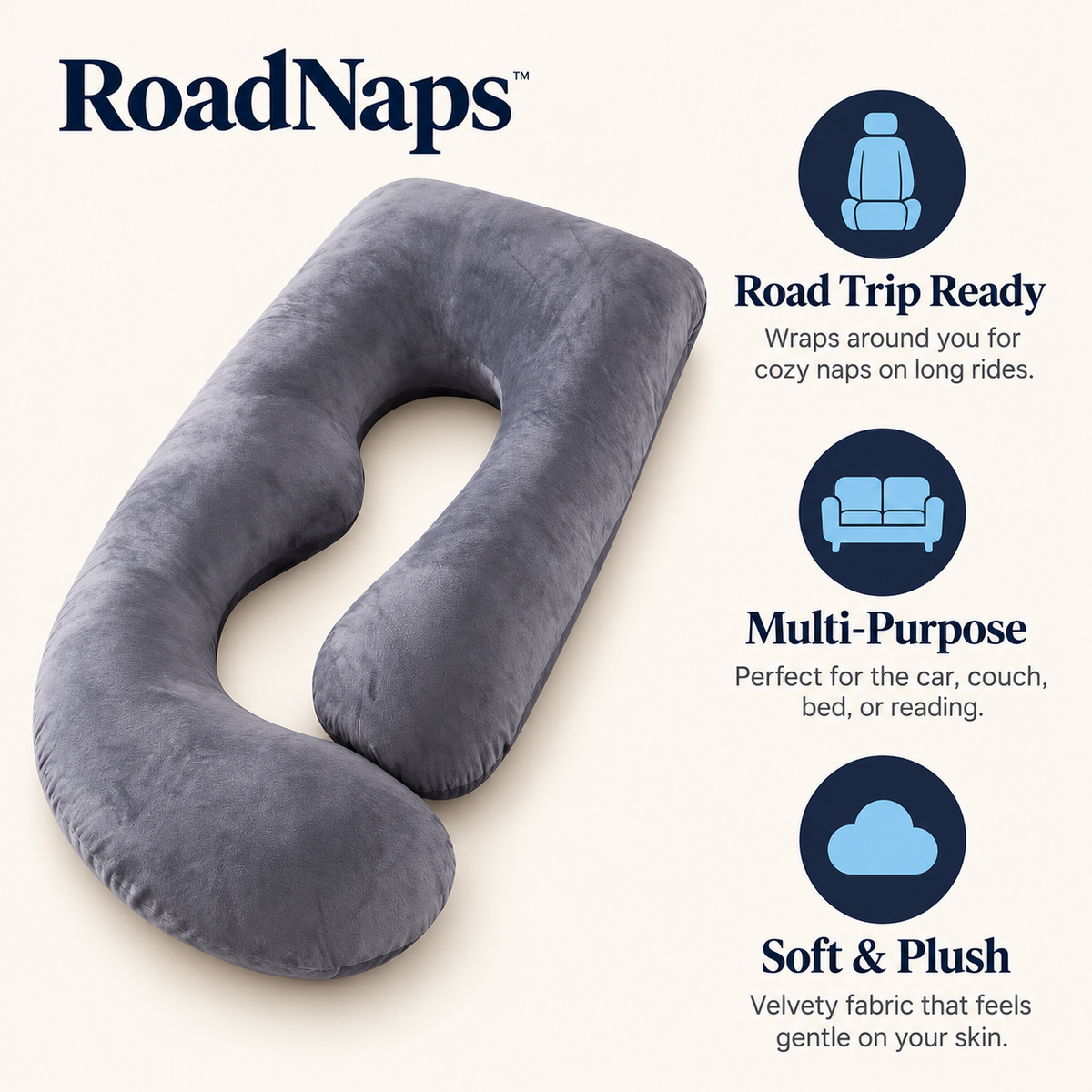 RoadNaps™ Passenger Pillow